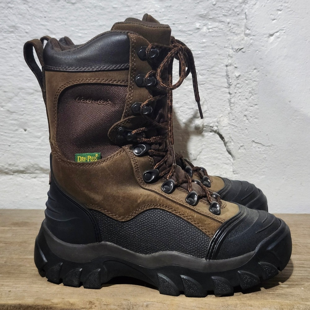 Cabelas Womens 6 D Dry-Plus Thinsulate Ultra Hunting Boots Brown 83-0508 Rugged